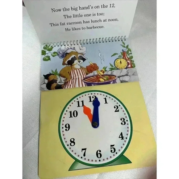 Barron's Big Hand, Little Hand Learn to tell Time! by Judith Herbst (1997) - Picture 4 of 6